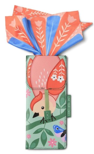 Love Your Lenses Etui na okulary Ptak