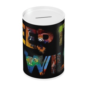 SKARBONKA METALWA ANIMAL PLANET 10X15CM, DIAKAKIS