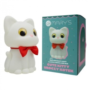 LAMPKA NOCNA LED UROCZY KOTEK, MARY'S