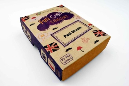 Fun Card English Past Simple CREATIVO, Creativo