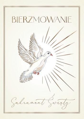 Karnet A5 Bierzmowanie - Gołąb