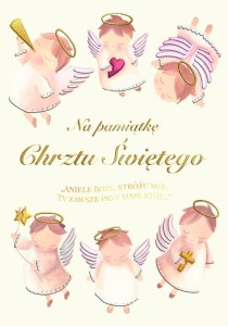 KARNET A5 CHRZEST - ANIOŁKI
