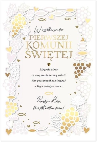 Karnet Primus Komunia