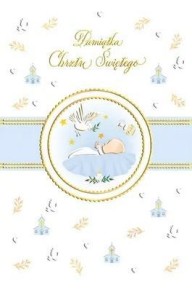 KARNET A4 CHRZEST NIEBIESKI