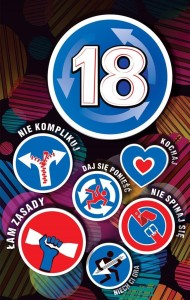 KARTKA OKOLICZNOŚCIOWA URODZINY 18 US07