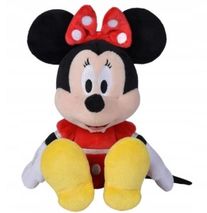 DISNEY MINNIE MASKOTKA PLUSZOWA CZERWONA 25CM
