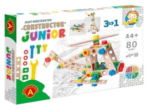 MAŁY KONSTRUKTOR JUNIOR - HELICOPTER 3W1 ALEX