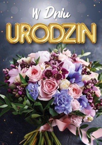 Karnet B6 3D Urodziny