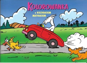 KOLOROWANKA Z KOZIOŁKIEM MATOŁKIEM - AUTKO