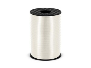 WSTĄŻKA PLASTIKOWA BIAŁA 5MMX225M, PARTYDECO