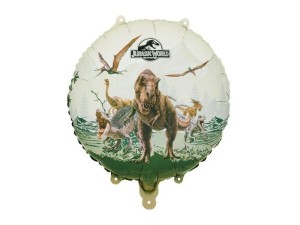 BALON FOLIOWY PASTYLKA JURASSIC WORLD 35X35CM