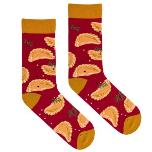 SKARPETKI PIEROGI BORDOWE 36-41