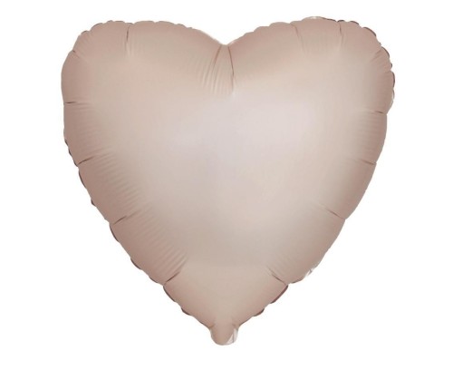Balon foliowy Serce matowe 45,5cm