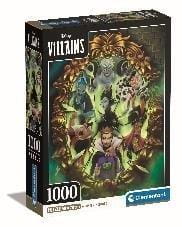 PUZZLE 1000 COMPACT DISNEY VILLAINS, CLEMENTONI