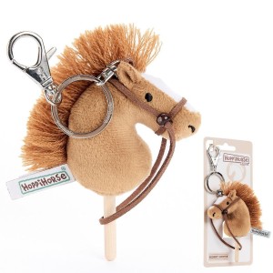 BRELOK HOBBY HORSE KASZTANOWY 12CM, SNIBBS