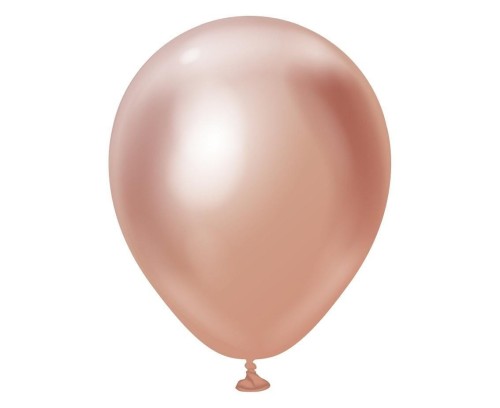 Balony Mirror Rose Gold 100 szt