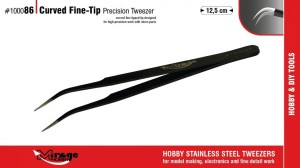 PĘSETA ZAKRZYWIONA Z CIENKIMI KOŃCÓWKAMI 12,5CM