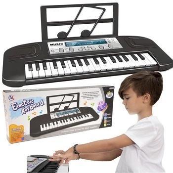 Keyboard elektryczny organki, pianinko, Maksik