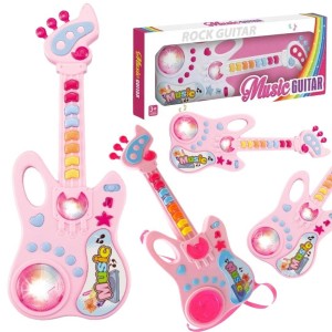 GITARA INTERAKTYWNA ŚWIATŁO I DŹWIĘK, MAKSIK