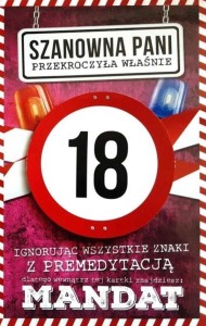 KARNET URODZINY 18 DAMSKIE JCX - 008
