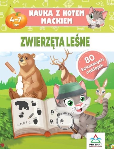 Nauka z kotem Maćkiem. Zwierzęta leśne
