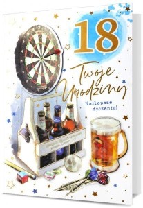 KARNET B6 URODZINY (WYMIENNE CYFRY)