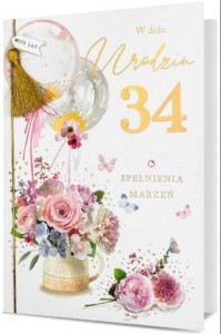 KARNET B6 URODZINY (WYMIENNE CYFRY)
