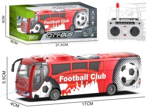 AUTOBUS PIŁKARSKI R/C CZERWONY, MADEJ
