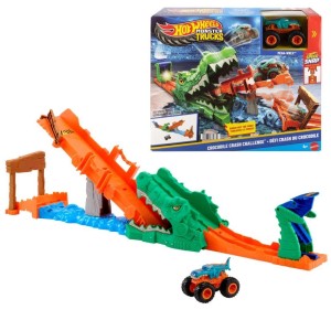 HOT WHEELS MONSTER TRUCKS CROCODILE CRASH PS