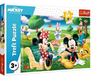 PUZZLE 24 MAXI MIKI W GRONIE PRZYJACIÓŁ TREFL
