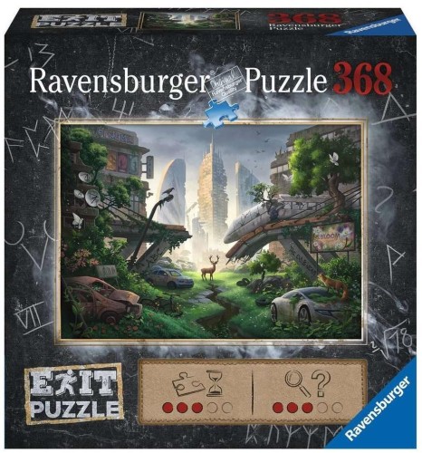 Puzzle 368 EXIT Opustoszałe miasto, Ravensburger