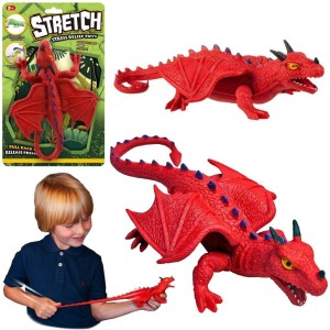 DINOZAUR SMOK CZERWONY DO ROZCIĄGANIA, TRIFOX