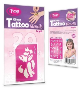 TYTOO. ZESTAW SZABLONÓW DO TATUAŻY KSIĘŻNICZKA