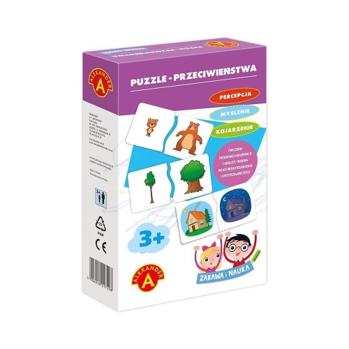 Zabawa i Nauka - Puzzle Przeciwieństwa ALEX