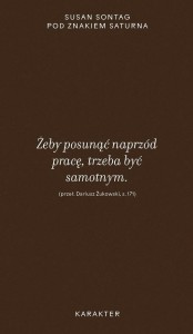 POD ZNAKIEM SATURNA, SUSAN SONTAG