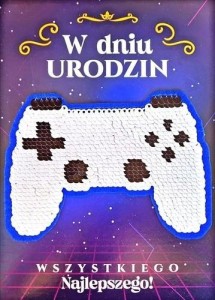KARNET URODZINY CEKINY