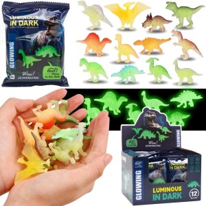 DINOZAURY ŚWIECĄCE W CIEMNOŚCIACH 6SZT, TRIFOX
