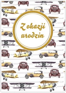 KARNET SILVER URODZINY MĘSKIE