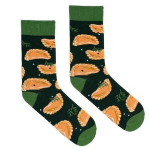 SKARPETKI PIEROGI ZIELONE 36-41