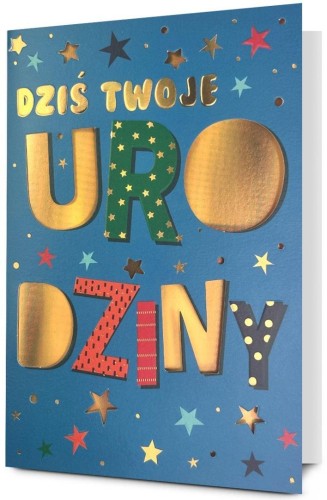 Karnet B6 Urodziny