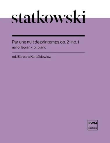 Par une nuit de printemps op.21 nuty na fortepian