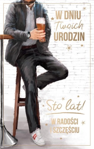 Kartka okolicznościowa Urodziny