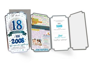 KARNET URODZINY 18