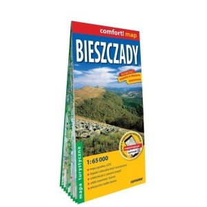COMFORT! MAP BIESZCZADY 1:65 000 LAMINOWANA