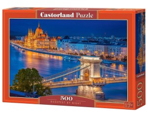 PUZZLE 500 BUDAPEST BY NIGHT, CASTORLAND