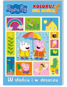 PEPPA PIG. KOLORUJ BEZ KOŃCA CZ.3 W SŁOŃCU I W...
