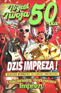280 KARNET JCX NA 50 URODZINY DLA MĘŻCZYZNY Z...