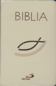 BIBLIA Z RYBKĄ Z SUWAKIEM ECRU, PRACA ZBIOROWA
