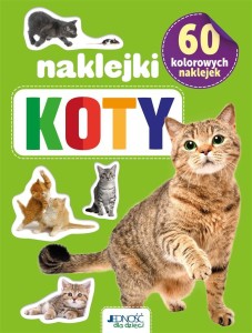 KOTY. 60 KOLOROWYCH NAKLEJEK