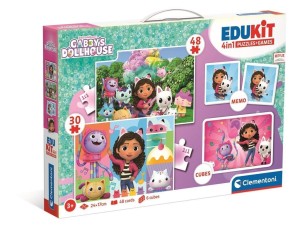 EDUKIT 4W1 KOCI DOMEK GABI, CLEMENTONI